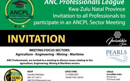 KZN ANCPL Sector Meeting