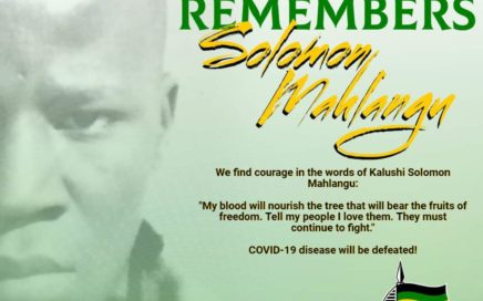 ANCPL remembers Solomon Mahlangu