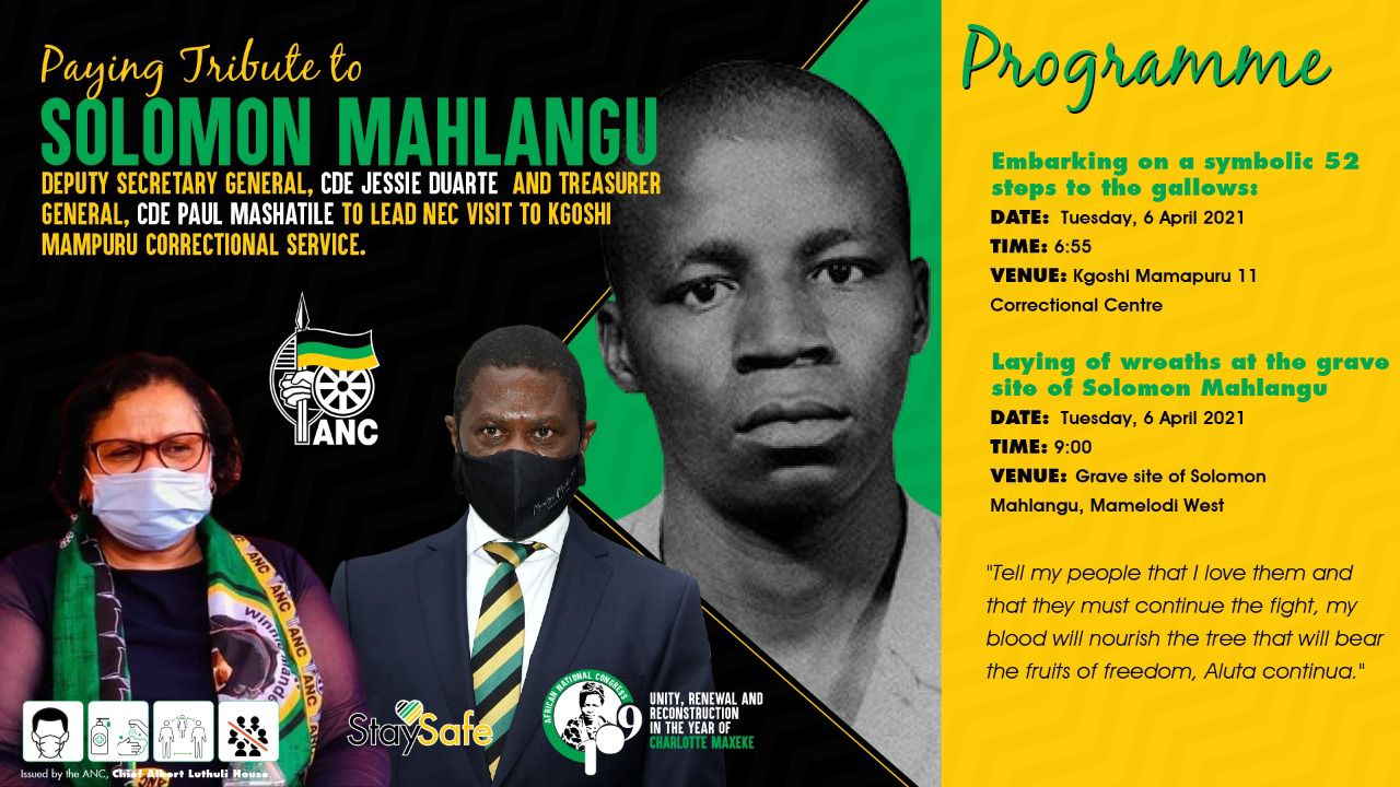 Remembering Solomon Mahlangu